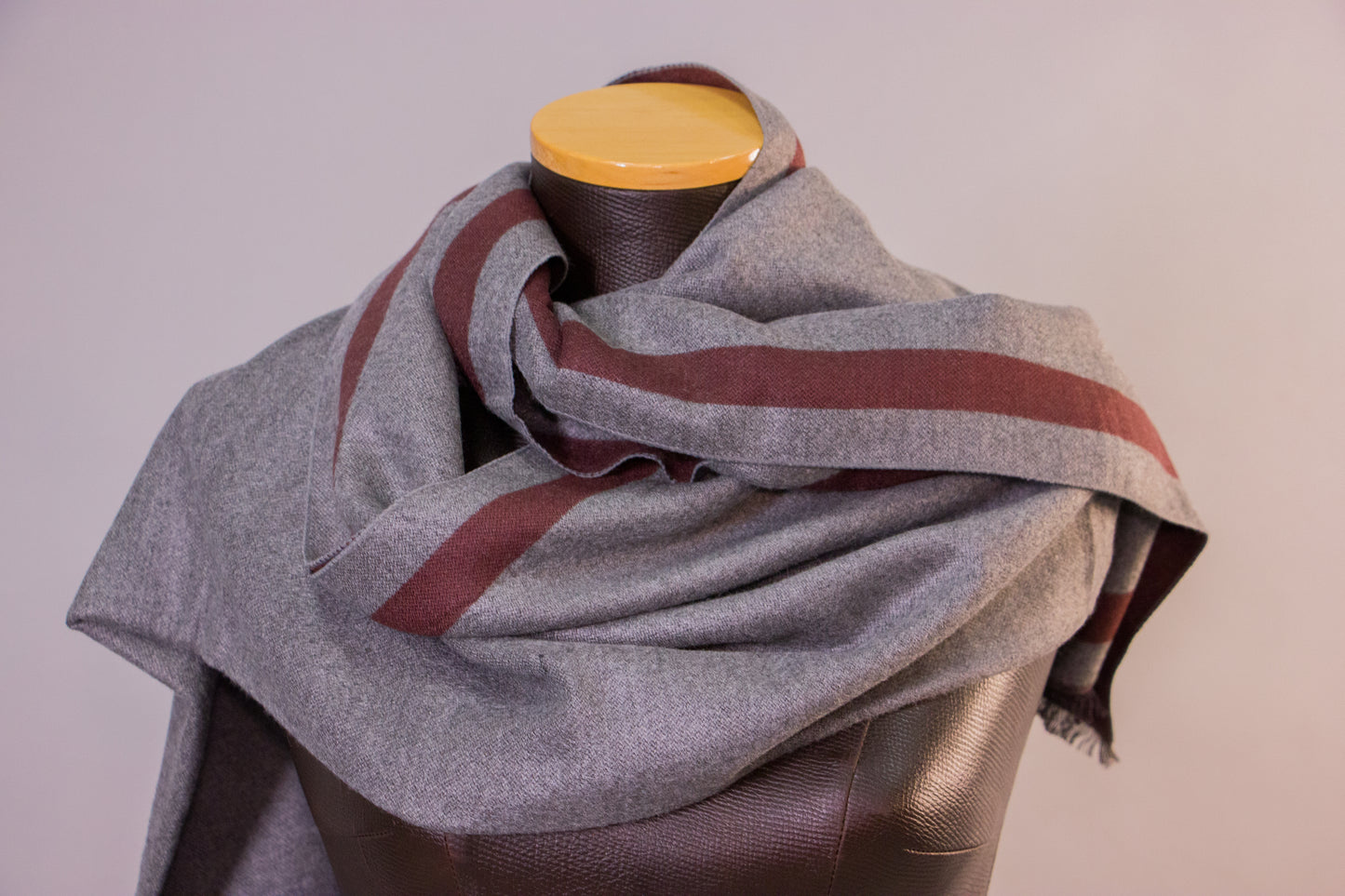 Warmy Stripe - Gray & Brown05