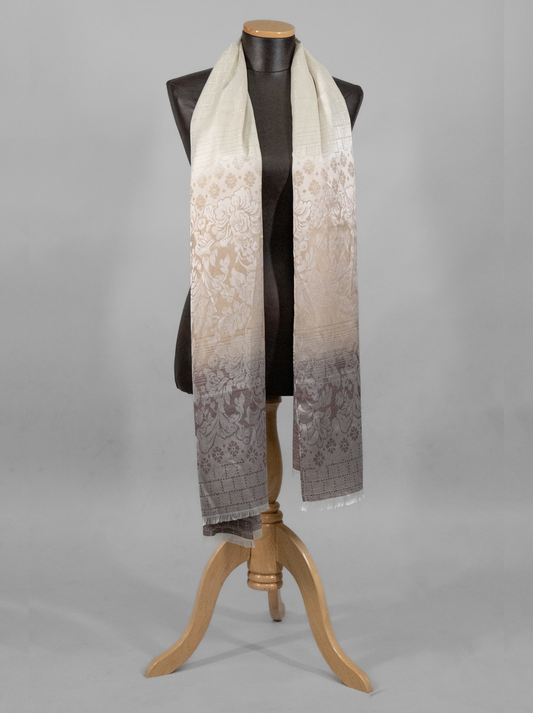 Floral - Cream & Brown01