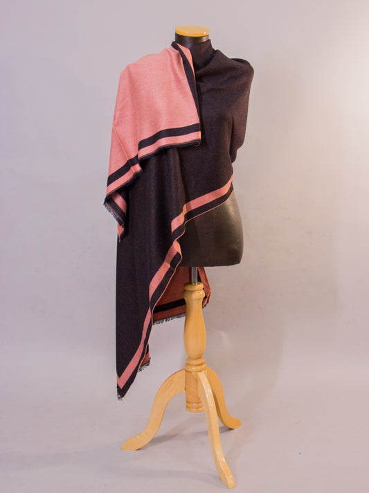 Warmy Stripe - Brown & Pink