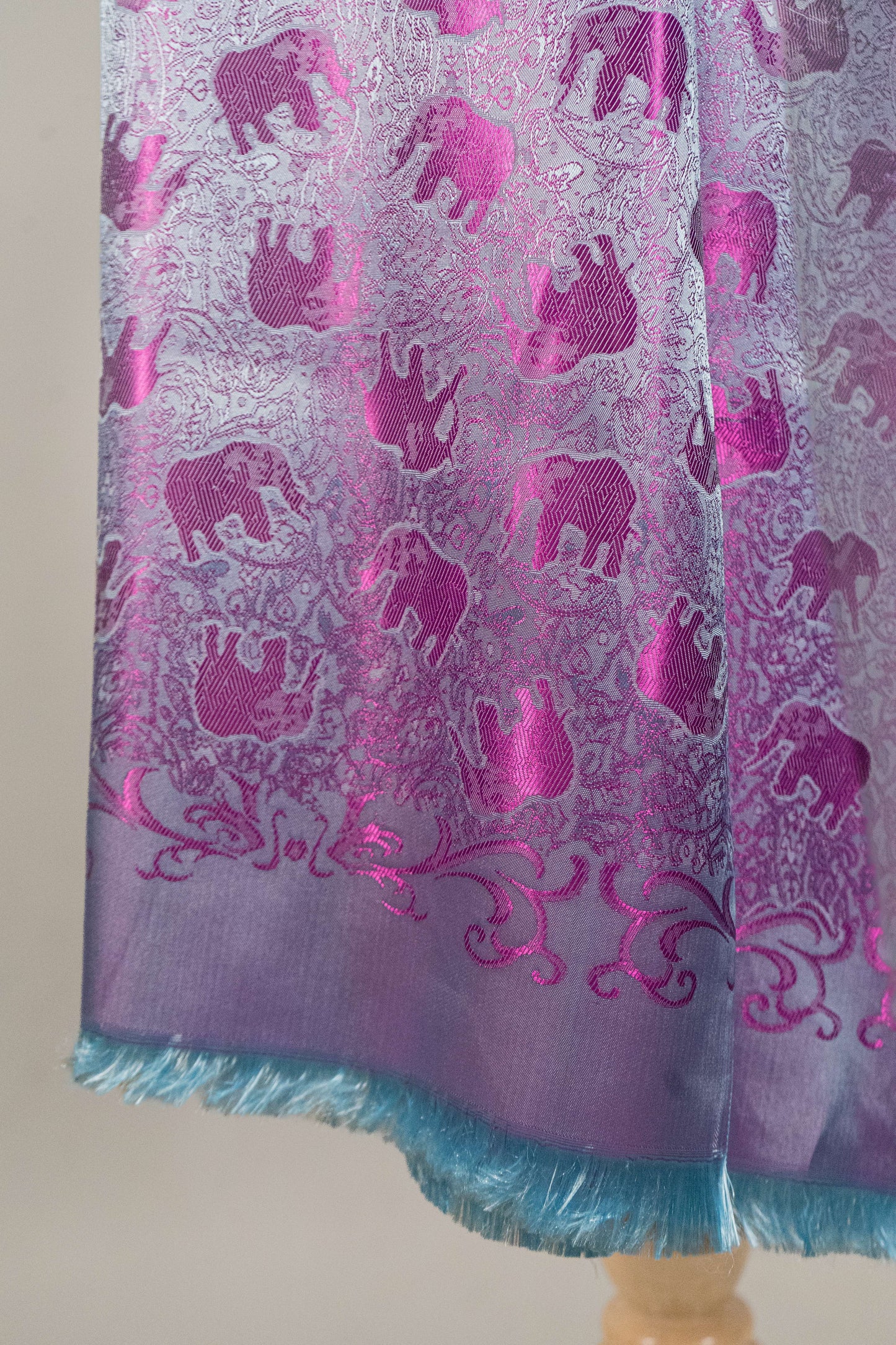 Elephants - Blue & Pink