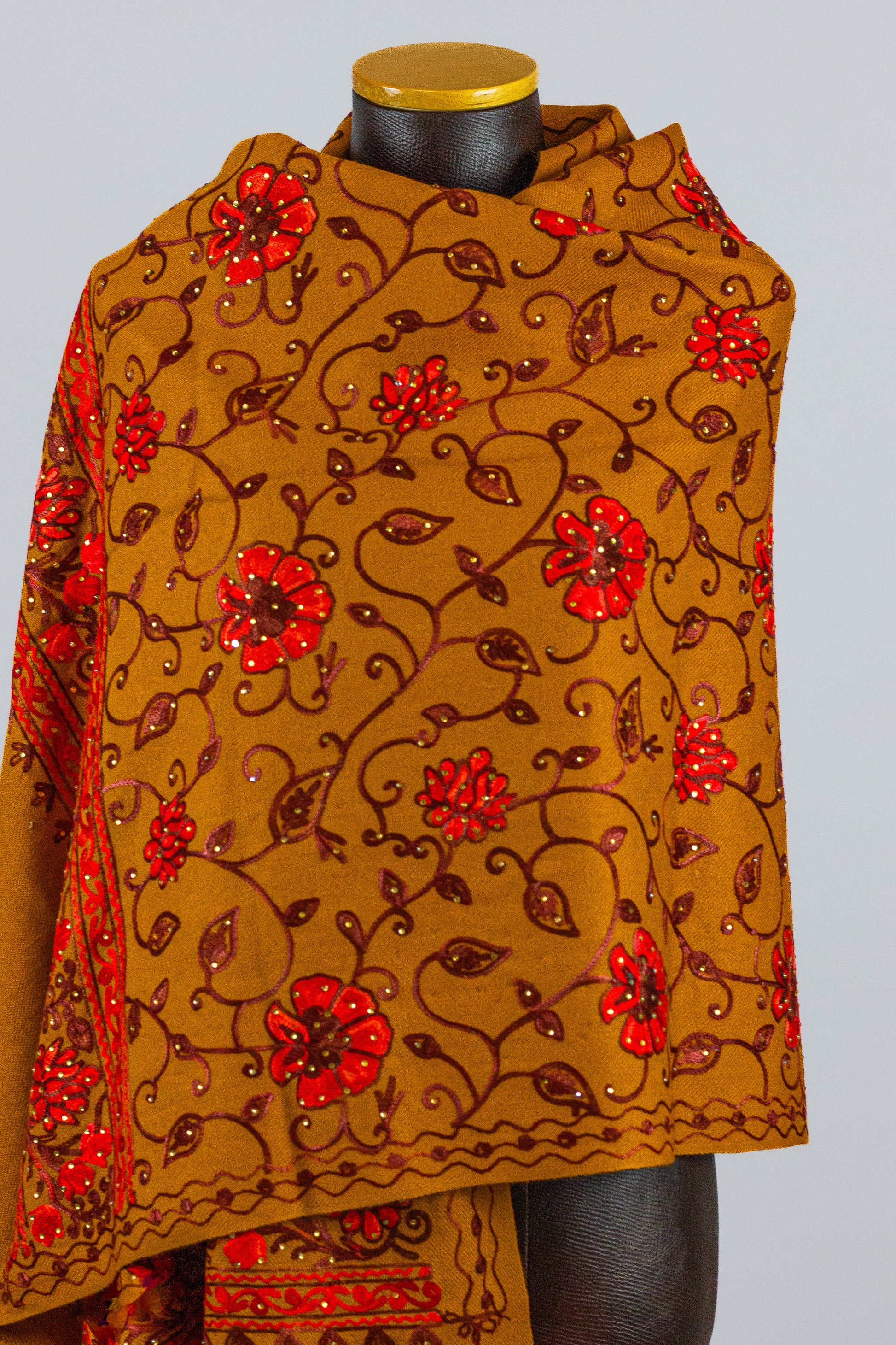 Shiny Needlework - Brown & Orange03